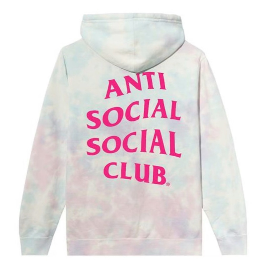 Anti Social Social Club Ice Cream Paint Job Hoodie Size Medium